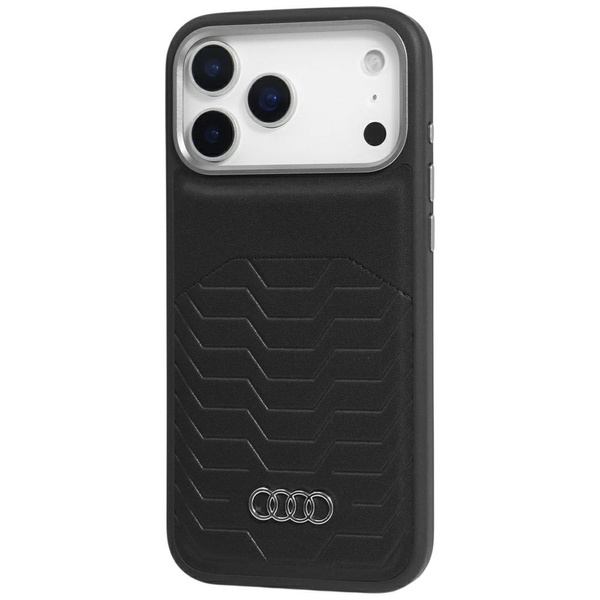 Etui Audi GT Synthetic Leather MagSafe   do iPhone 17 Pro Max czarny