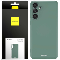 Spacecase Etui Silicone Case Galaxy M55 5G dark green