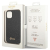 Guess GUHCP14MHGGSHK iPhone 14 Plus / 15 Plus 6.7" czarny/black hard case Glitter Script