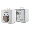 Guess głośnik Bluetooth GUWSB2P4SMKSpeaker mini czarny/black 4G Leather Script Logo with Strap