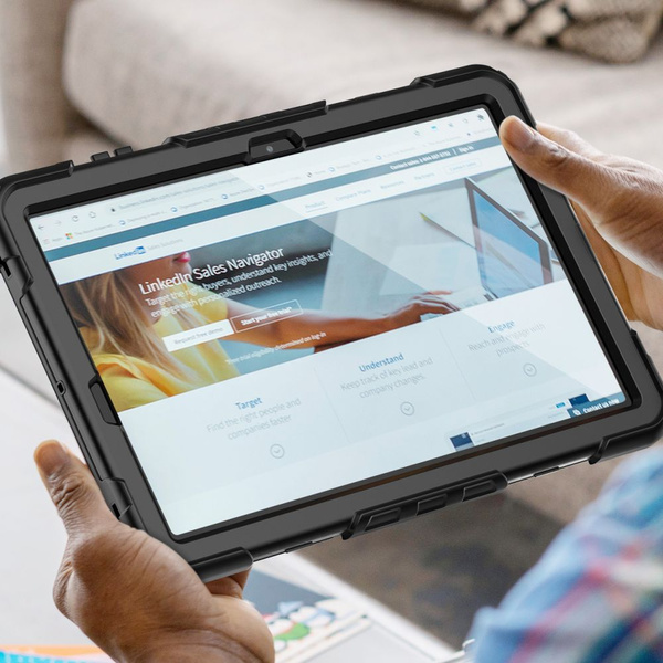 TECH-PROTECT SOLID360 GALAXY TAB S7+ PLUS / S8+ PLUS / S7 FE 12.4 BLACK