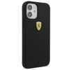Ferrari FESSIHCP12SBK iPhone 12 mini 5.4" black/black hardcase On Track Silicone