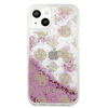 Guess GUHCP13SLGPEPI iPhone 13 mini 5,4"różowy/pink hardcase Peony Liquid Glitter