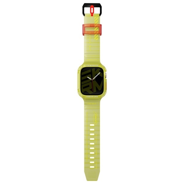 Skinarma pasek+etui Saido 2in1 Apple      Watch 45/44mm żółty/yellow neon