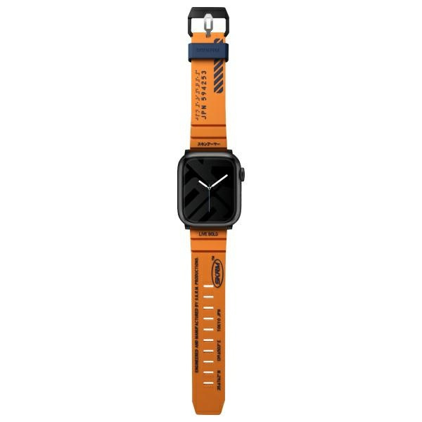 Skinarma pasek Shokku Apple Watch         45/44/42mm pomarańczowy/orange