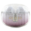 Guess słuchawki Bluetooth GUTWSHDGKEEPTWS + stacja dokująca różow/pink Glitter Gradient