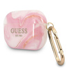 Guess GUAPUNMP AirPods Pro coverróżowy/pink Marble Collection