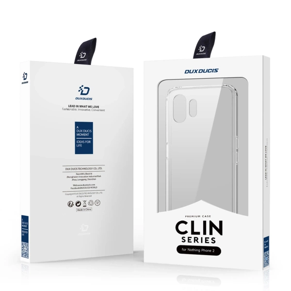 HARD CASE FOR NOTHING PHONE 2 DUX DUCIS CLIN - TRANSPARENT