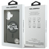 Etui Karl Lagerfeld IML Glitter Karl &   Choupette Sketch Logo MagSafe do iPhone 17 czarny