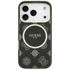 Etui Guess IML Peony Dot MagSafe do      iPhone 17 Pro czarny