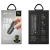 ENERGEA ład. sam. 1xUSB+1xUSB-C PD-QC 3.0 38W szary/gunmetal Alu Drive PD20+