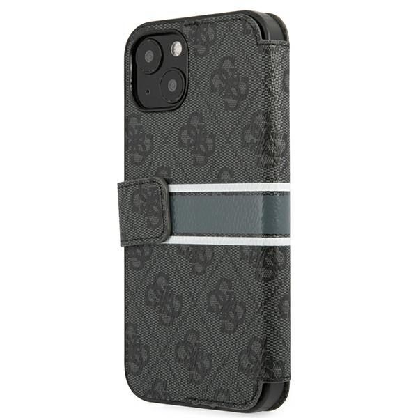 Guess GUBKP13S4GDGR iPhone 13 mini 5,4"szary/grey book 4G Stripe