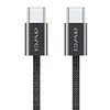 AWEI kabel CL-219T USB-C na USB-C60W czarny/black iPhone 15