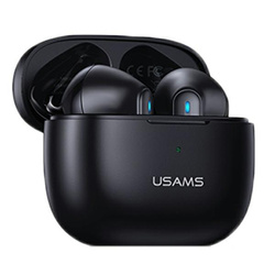 USAMS SŁUCHAWKI BLUETOOTH 5.2 TWS NX10 SERIES DUAL MIC BEZPRZEWODOWE CZARNY /BLACK BHUNX01