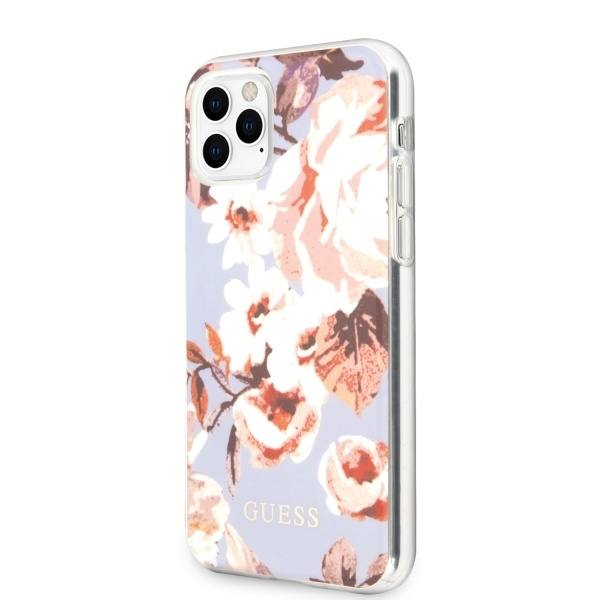 GUESS GUHCN65IMLFL02 IPHONE 11 PRO MAX LILIOWY/LILAC N ° 2 FLOWER COLLECTION