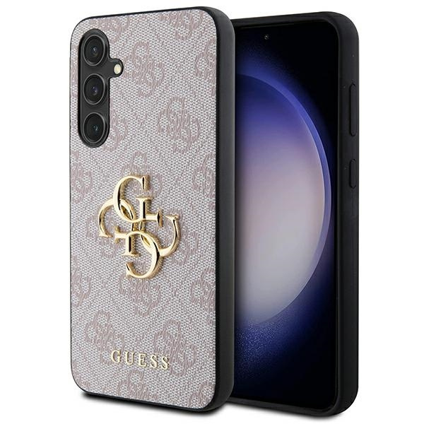 Guess GUHCS23FE4GMGPI S711 S23 FEróżowy/pink hardcase 4G Big Metal Logo