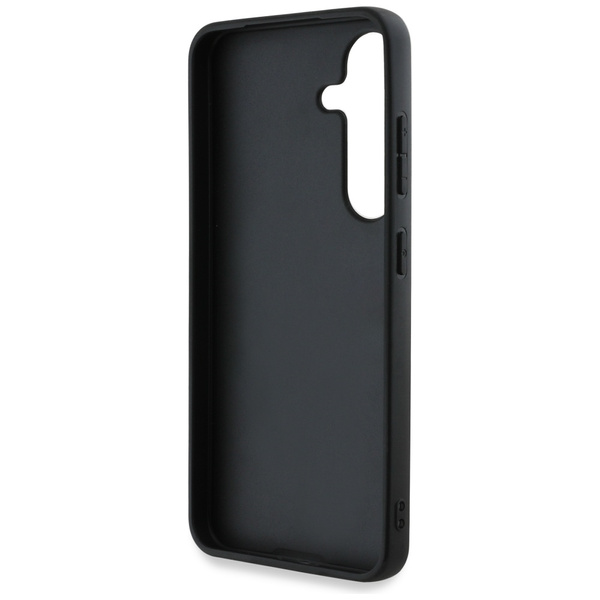Etui Guess Grained Big 4G Logo Small Classic Logo do Samsung Galaxy S25+ różowy