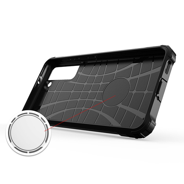 HYBRID ARMOR CASE FOR SAMSUNG GALAXY S23 ARMORED HYBRID COVER BLACK