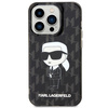 KARL LAGERFELD KLHCP15XHNKMKLK IPHONE 15 PRO MAX 6.7 "BLACK/BLACK HARDCASE MONOGRAM ICONIK