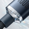 Baseus Crystal Shine Series kabel przewód USB do szybkiego ładowania i transferu danych USB Typ C - USB Typ C 100W 1,2m czarny (CAJY000601)