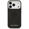 Etui Karl Lagerfeld Initial & Metal Logo MagSafe do iPhone 17 Pro Max czarny