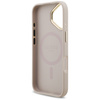 Etui Guess 4G Strass Logo & Big Strap    Metal Buttons MagSafe do iPhone 17 różowy