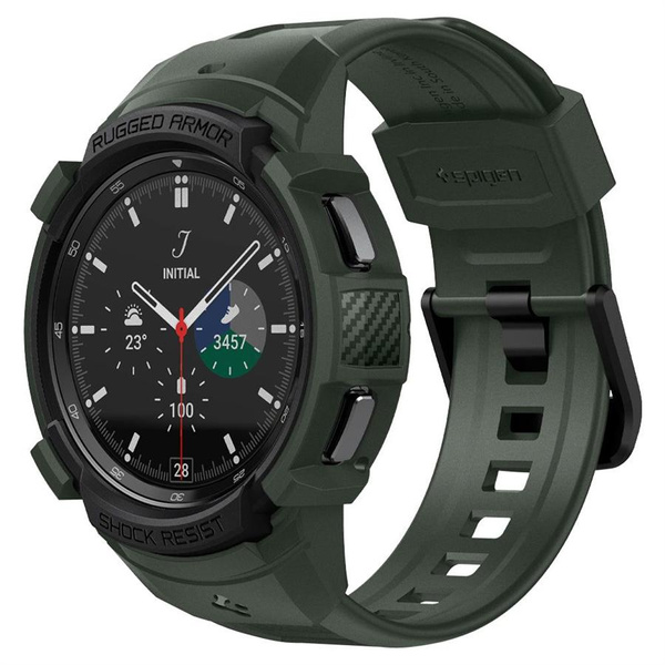 SPIGEN RUGGED ARMOR ”PRO” GALAXY WATCH 4 CLASSIC 46 MM MILITARY GREEN