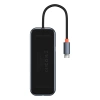 Baseus AcmeJoy HUB 4-port (USB-C to 1x USB-C PD&Data/3x USB3.0) dark gray (WKJZ010013)