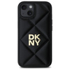 DKNY DKHCP14SPQDSLK iPhone 14 6.1"       czarny/black Quilted Stack Logo