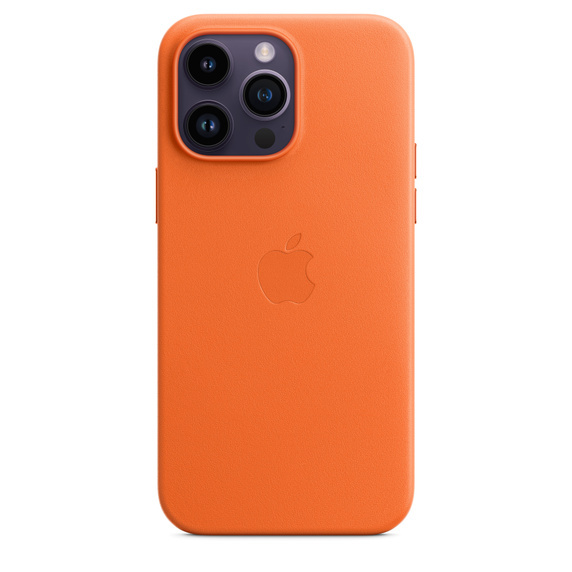 APPLE LEATHER CASE MPPR3ZM/A IPHONE 14 PRO MAX ORANGE WITHOUT PACKAGING