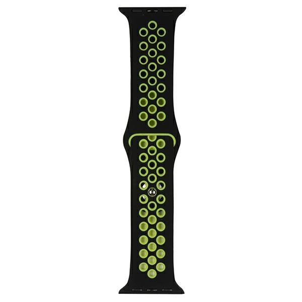 Beline pasek Apple Watch Sport Silicone 42/44/45/49mm czarno-limonkowy black/lime