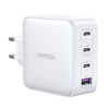 FAST CHARGER GAN 3XUSB C / USB 100W PPS UGREEN CD226 - WHITE