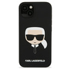 Etui Karl Lagerfeld Silicone Karl's Head na iPhone 13 mini - czarne
