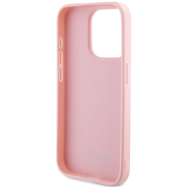 GUESS GUHCP15LPSAIRSP IPHONE 15 PRO 6.1 "PINK/PINK HARDCASE SAFFIANO IRIDESCENT SCRIPT