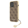 Guess GUHCP13XGF4GBR iPhone 13 Pro Max6,7" brązowy/brown hardcase 4G Charms Collection