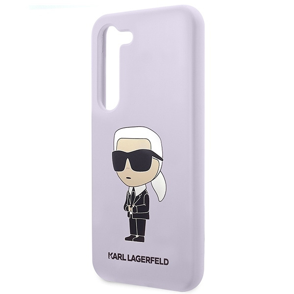 KARL LAGERFELD KLHCS23SSNIKBCU S23 S911 HARDCASE PURPUROWY/PURPLE SILICONE IKONIK