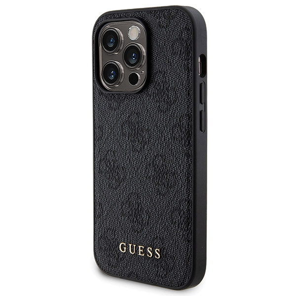 Zestaw Guess GUBPM5P13X4GEMGK iPhone13 Pro Max 6.7" hardcase + Powerbank 5000mAh MagSafe czarny/black 4G Metal Logo