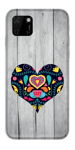 CASEGADGET CASE OVERPRINT BLACK HEART HUAWEI Y5P