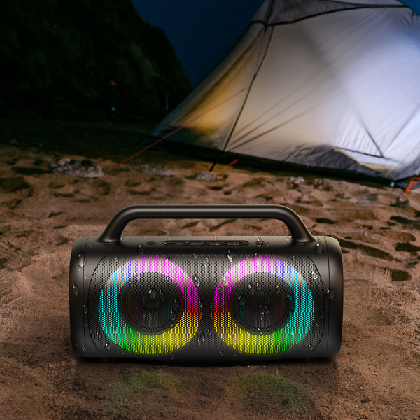 JOYROOM 5.1 WIRELESS BLUETOOTH SPEAKER WITH LED COLOR LIGHTING BLACK (JR-MW02)
