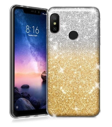 CASE GLITTER GOLD HUAWEI Y5 2019