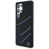 Etui Mercedes Silicone Contrasted Curves  MagSafe do Samsung Galaxy S25 Ultra czarny