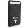 Zestaw portfel + hand strap Guess        triangle MagSafe czarny