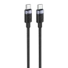 FONENG kabel X115 USB-C - USB-C PD 60W 1M Czarny
