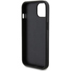 Guess GUHCP15SPSP4LGK iPhone 15 / 14 / 13 6.1" czarny/black hardcase Leather Perforated 4G Glitter Logo