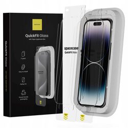 Spacecase Szkło hartowane QuickFit Glass iPhone 14 Pro