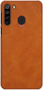 NILLKIN QIN BOOK CASE SAMSUNG GALAXY A21 BRĄZOWY