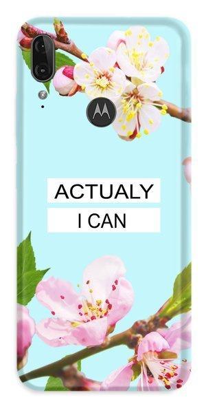 CaseGadget ETUI NADRUK GAŁĘZIE NA NIEBIE LENOVO MOTO E6 PLUS