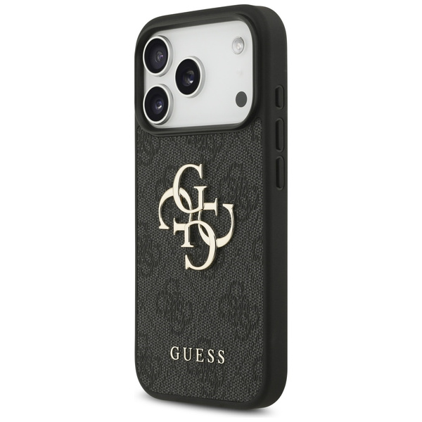 Etui Guess 4G Strap 4G Classic Logo do   iPhone 17 Pro czarny