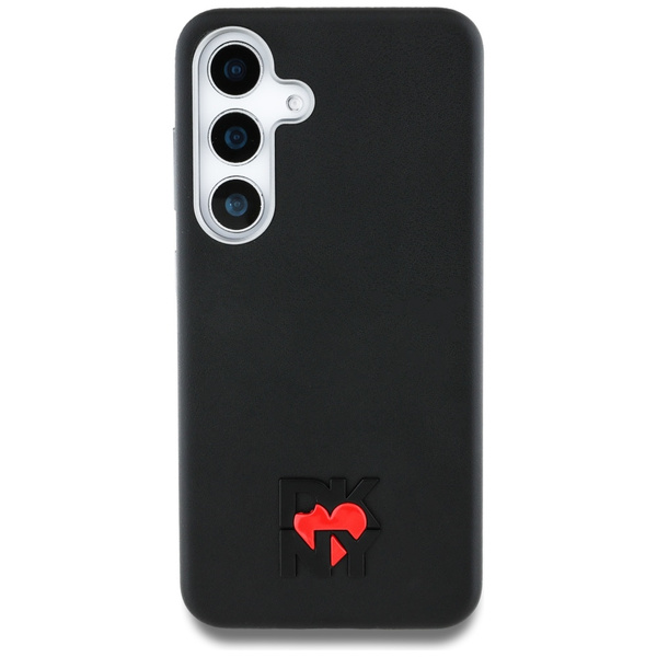 Etui DKNY Leather Heart of NY do Samsung Galaxy S25 czarny