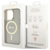 Guess GUHMP14XHCMCGK iPhone 14 Pro Max6.7" czarny/black hardcase Glitter Gold MagSafe